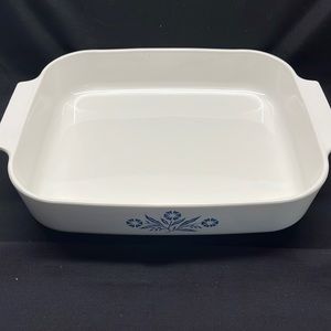 Vintage Blue Cornflower Corning Ware Baking Dish